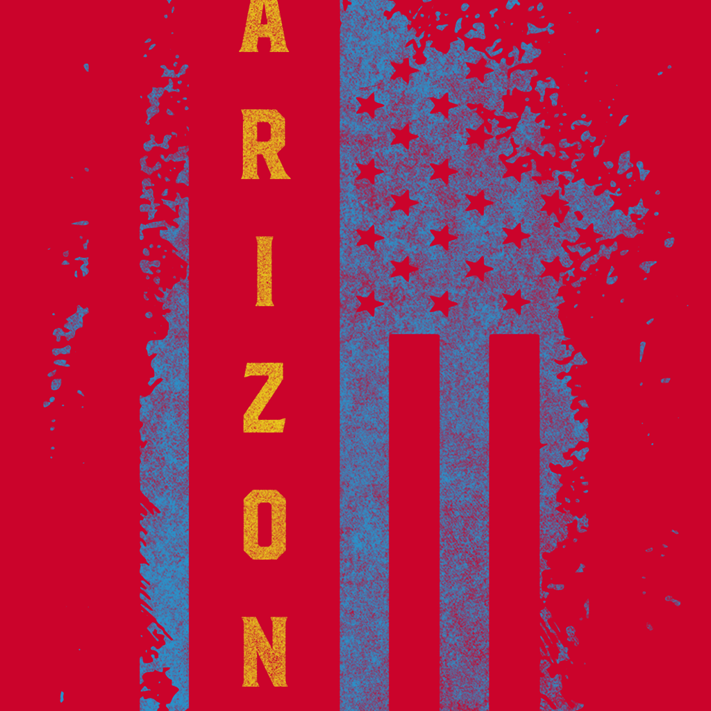Arizona US Flag Red Tee