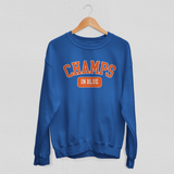 Champs In Blue Sweatshirt