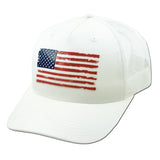 USA Flag White Hat